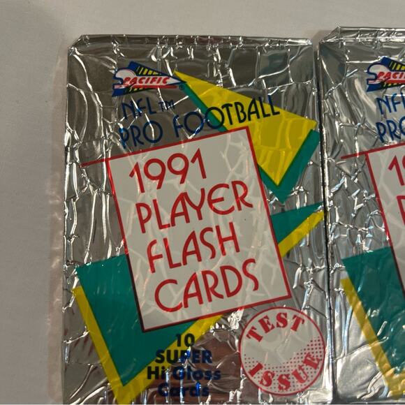 91 Pacific Player Flash Cards 6 Packs UNOPENED - Picture 4 of 4
